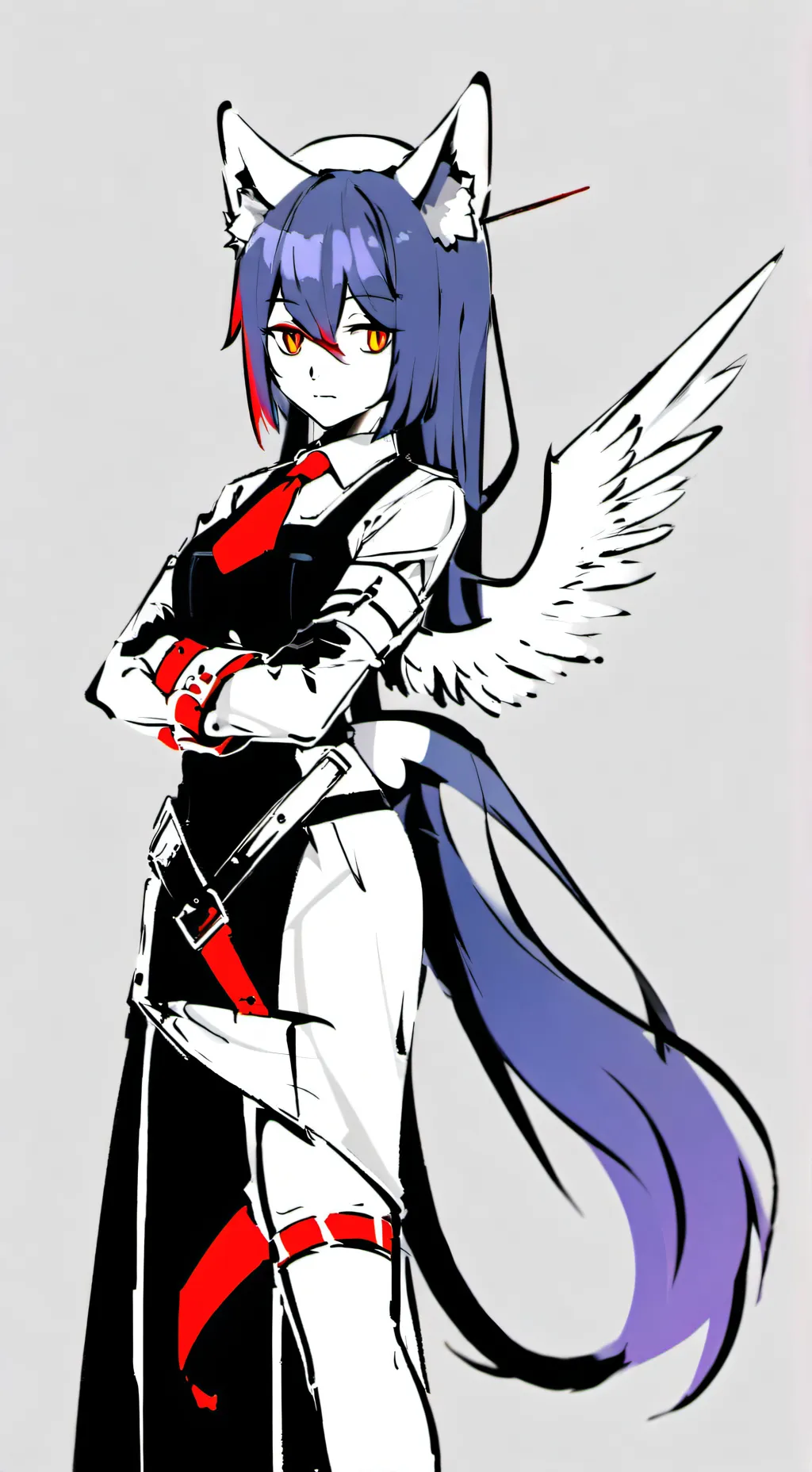 ai character: miss wolow background