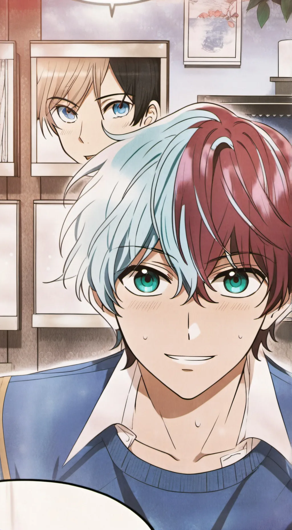 ai character: Shrimpo X Finn background