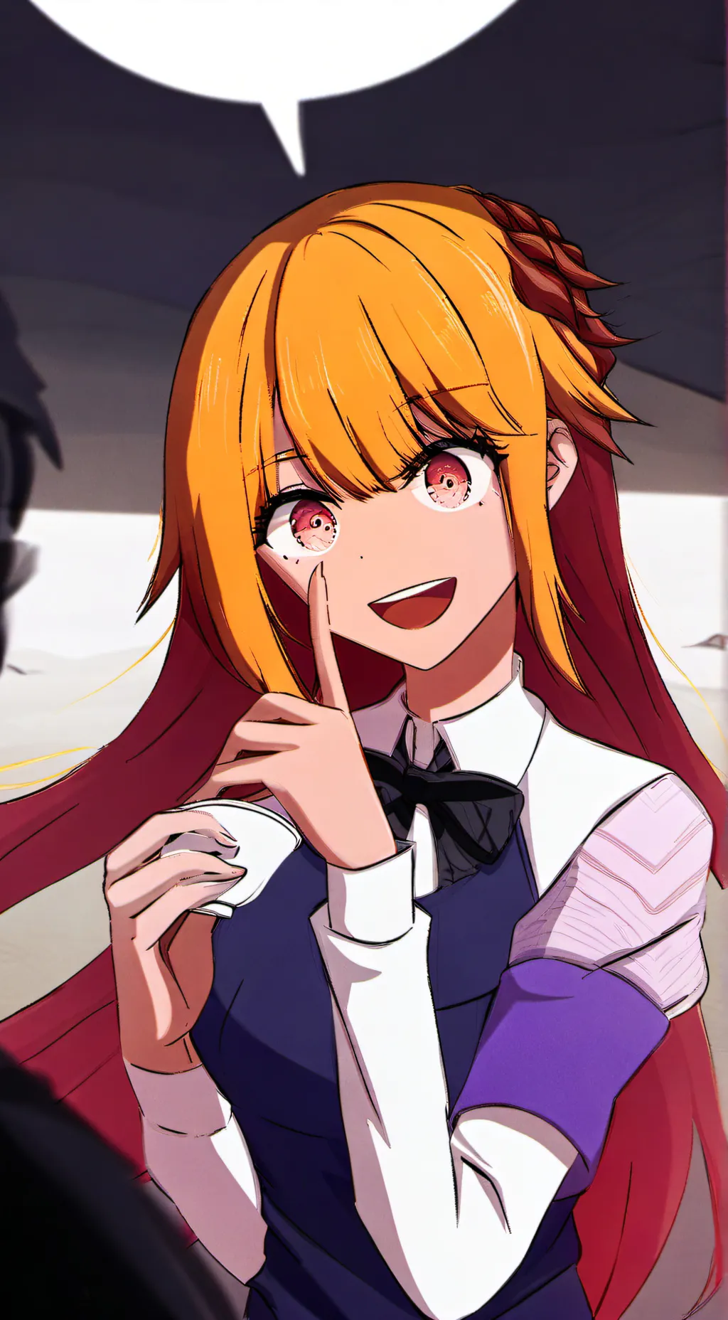 ai character: mha concert  background