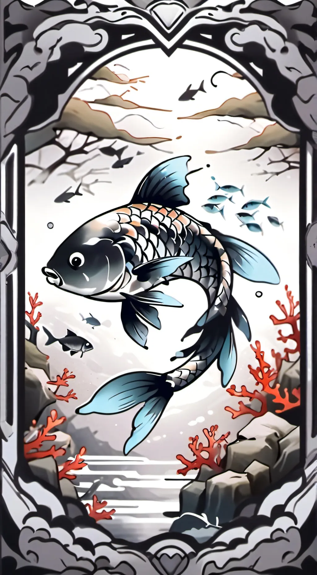 ai character: ranodm meme background