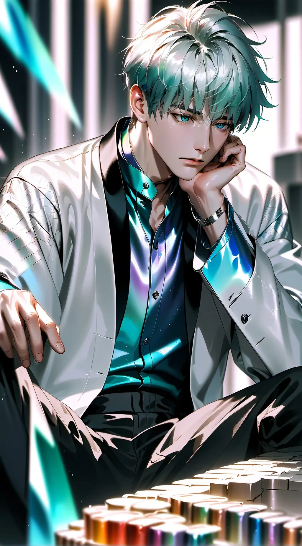 ai character: Clumsy Competitor background