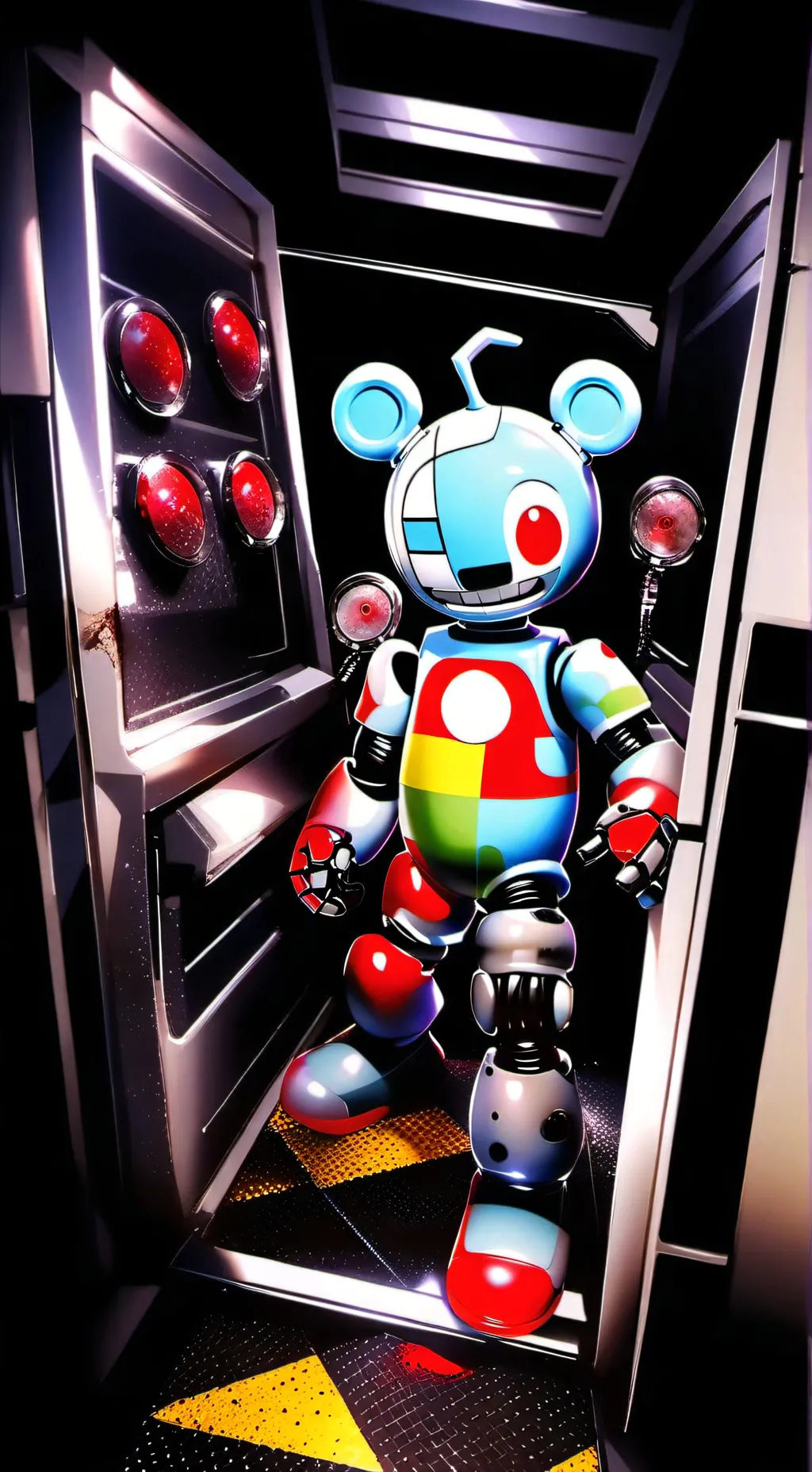 ai character: Teletubby Land  background