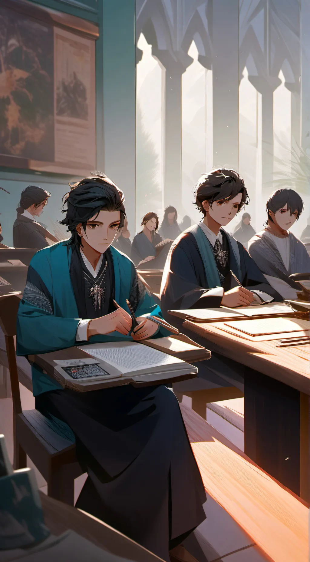 ai character: Escola Internato  background