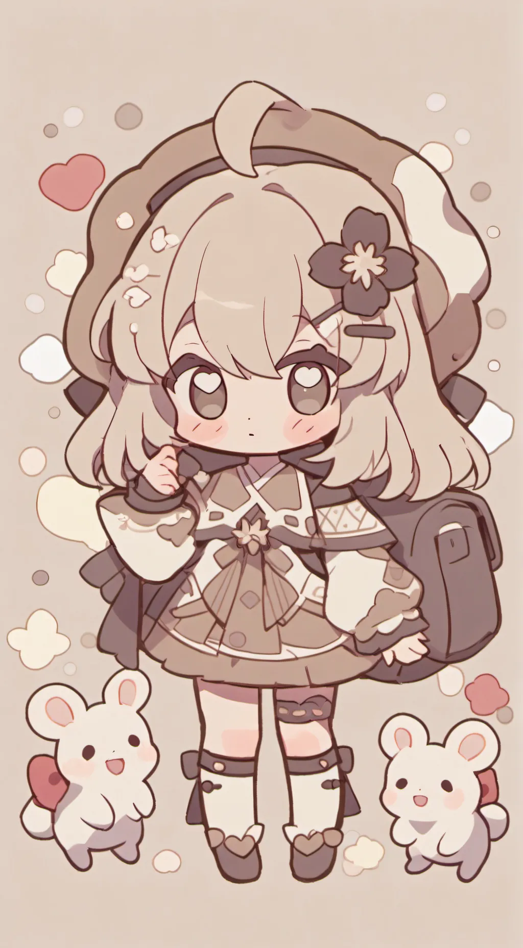 ai character: shelly twisted background