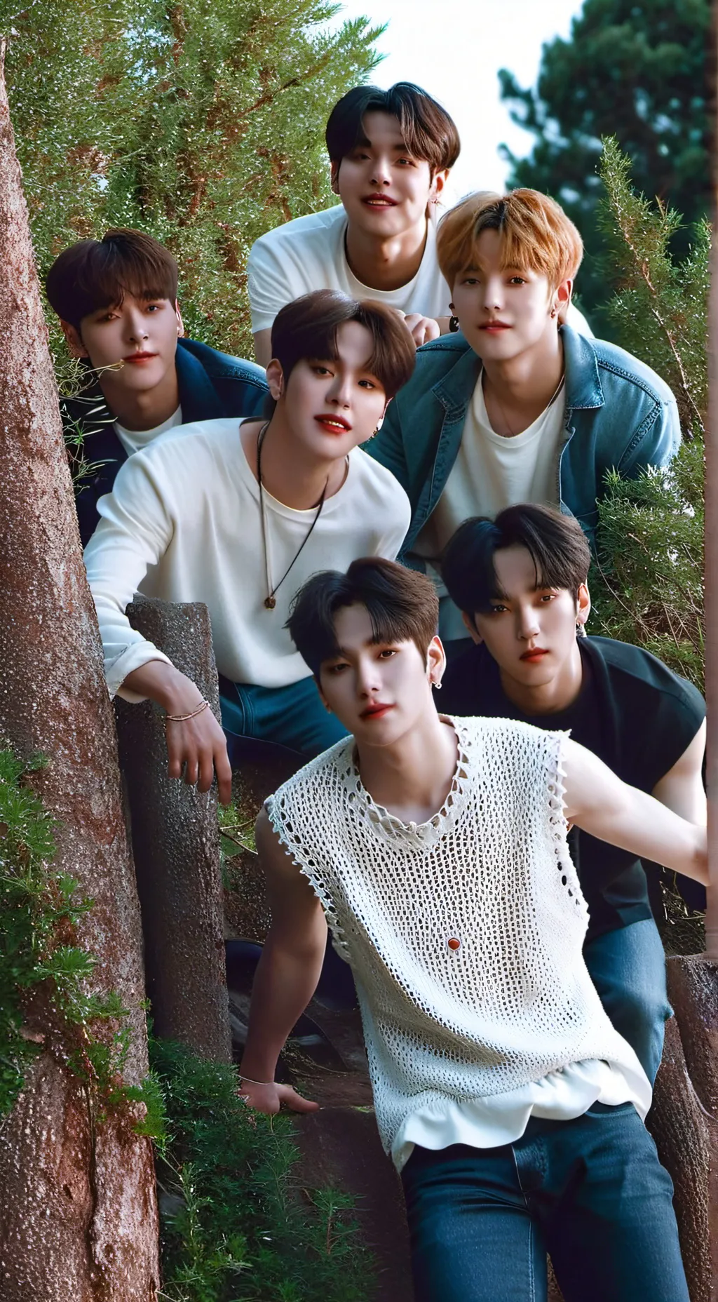 ai character: stray kids  background