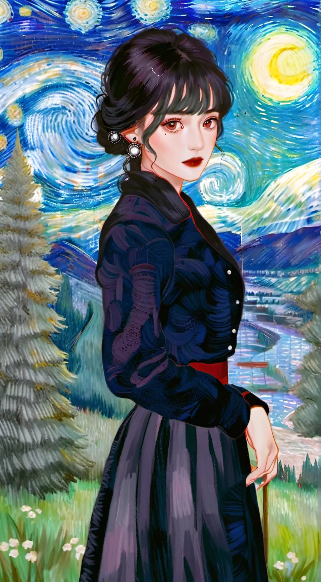 ai character: Muzan's daughter  background