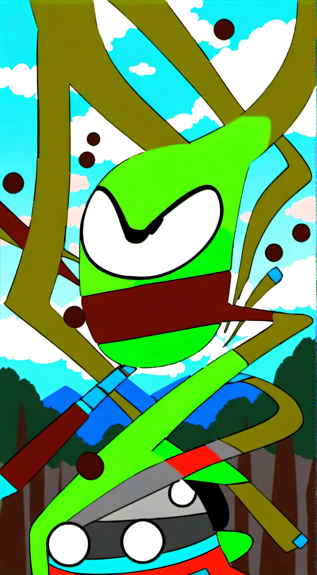 ai character: Good news guys:D background