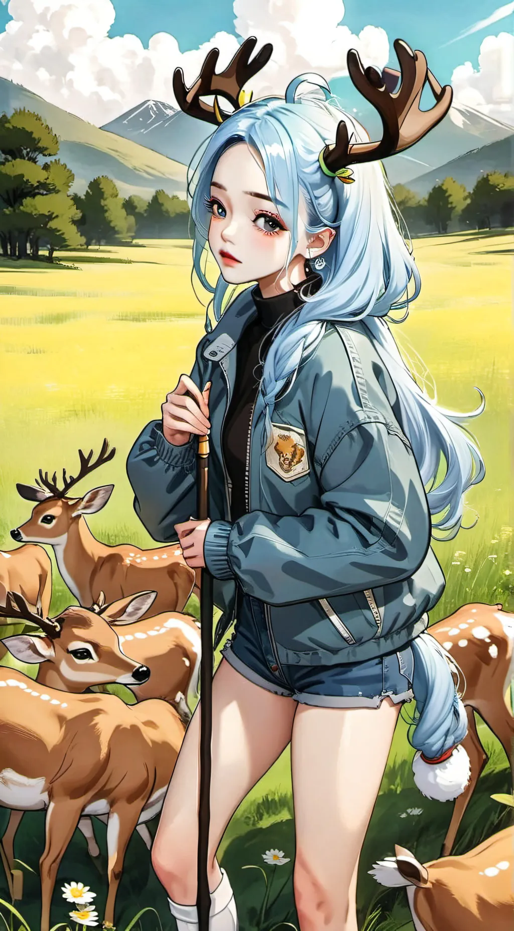 ai character: Spaceship 003 A background