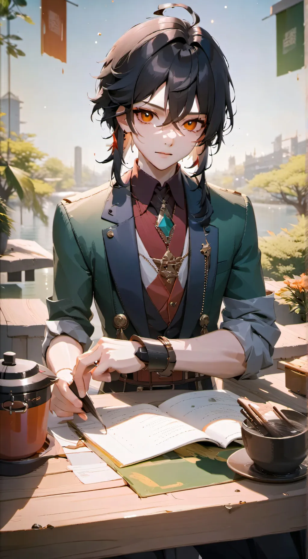 ai character: Alex background