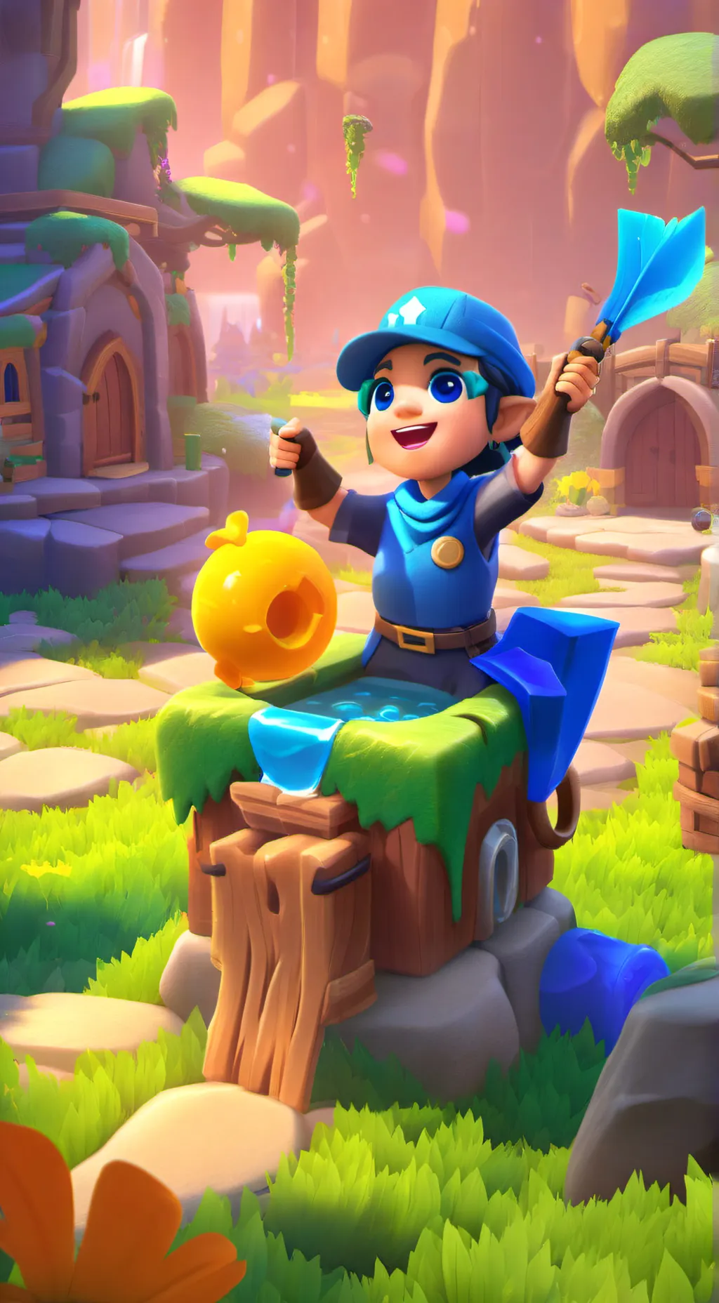 ai character: pjo  background