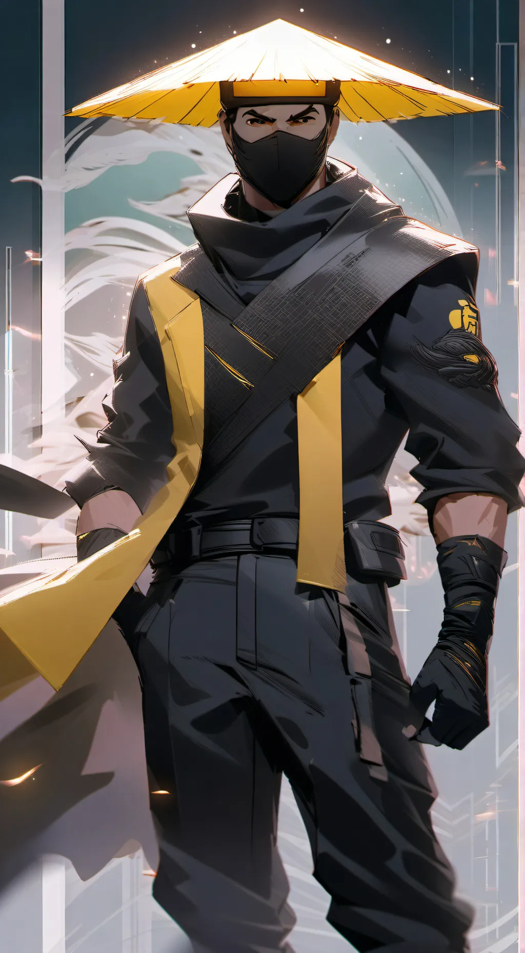 ai character: Power Fist background