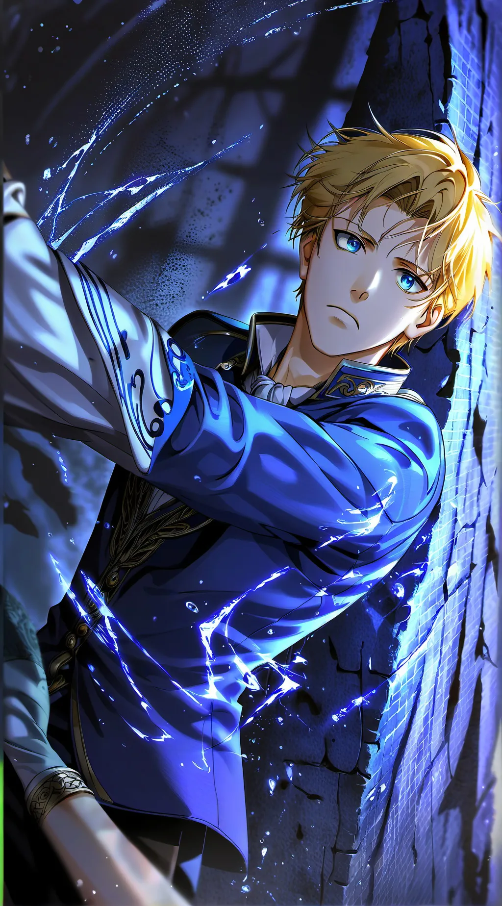 ai character: Blonde-Tressed Rival background