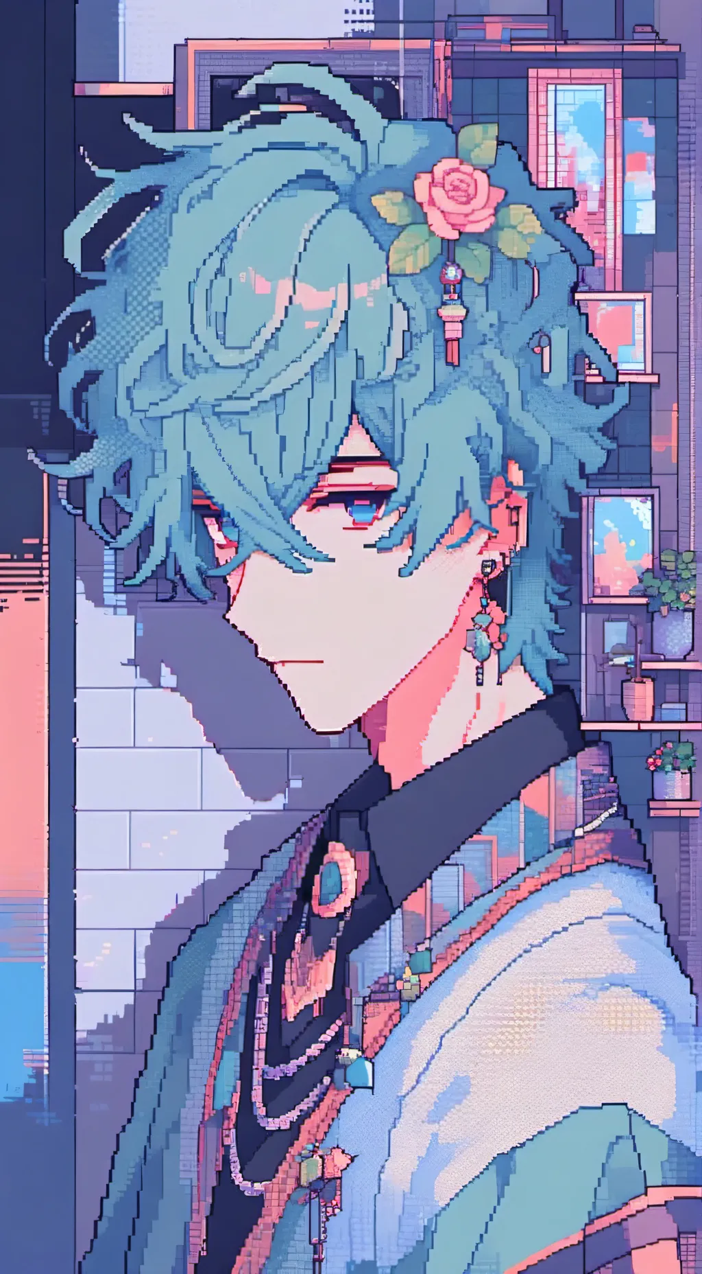 ai character: Mario👽 background