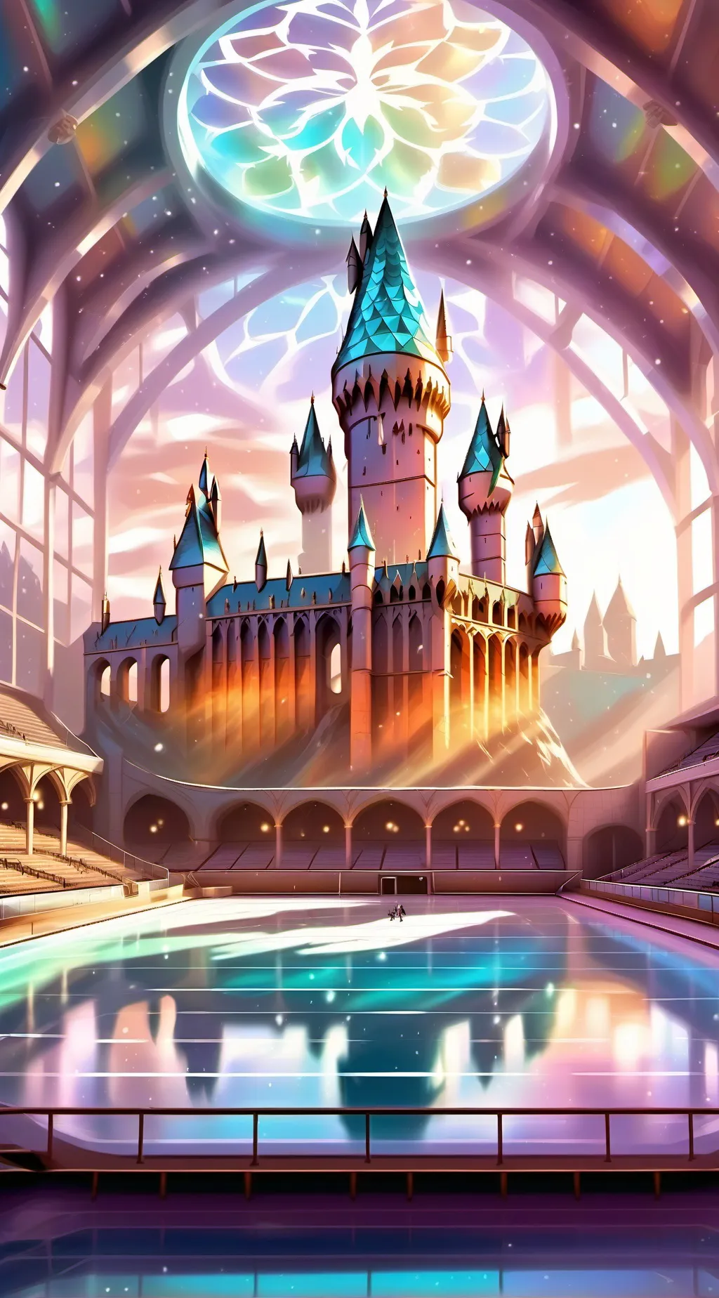 ai character: hogwarts ice  background