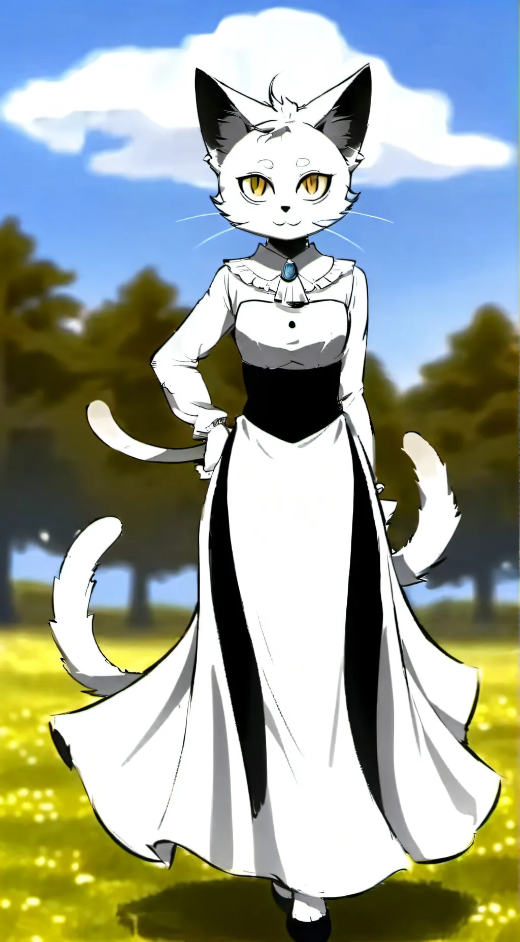 ai character: Wenda background