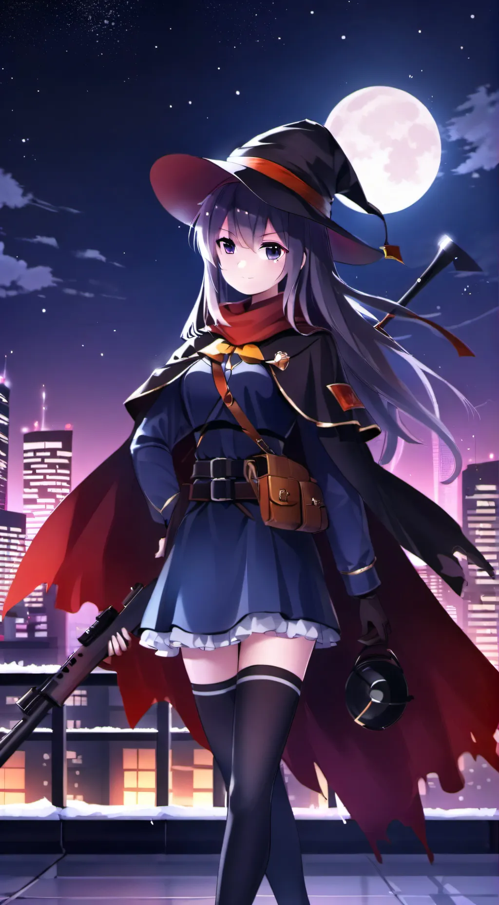 ai character: megumin(alternate) background