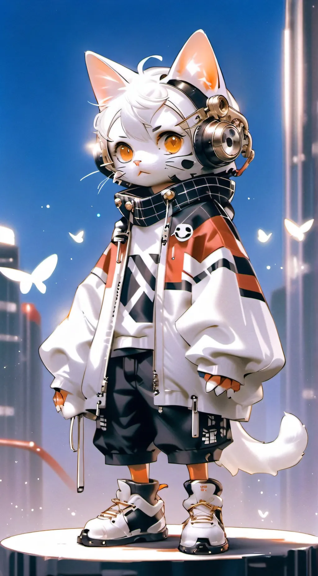 ai character: as boy kisser  background