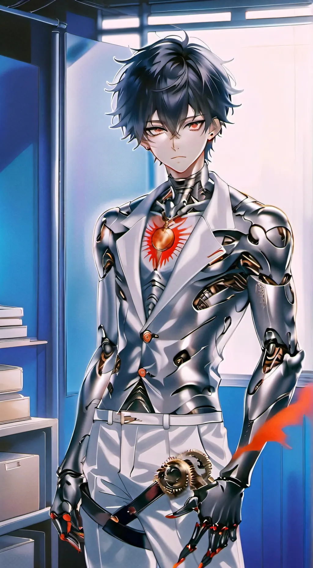 ai character: Zero background