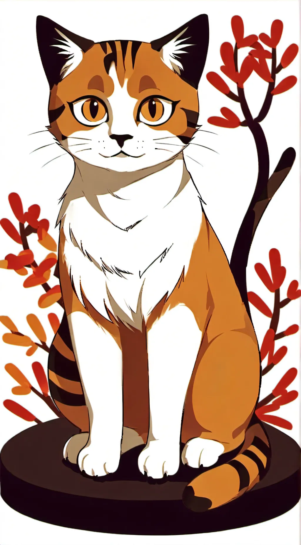 ai character: Floof(stray) background