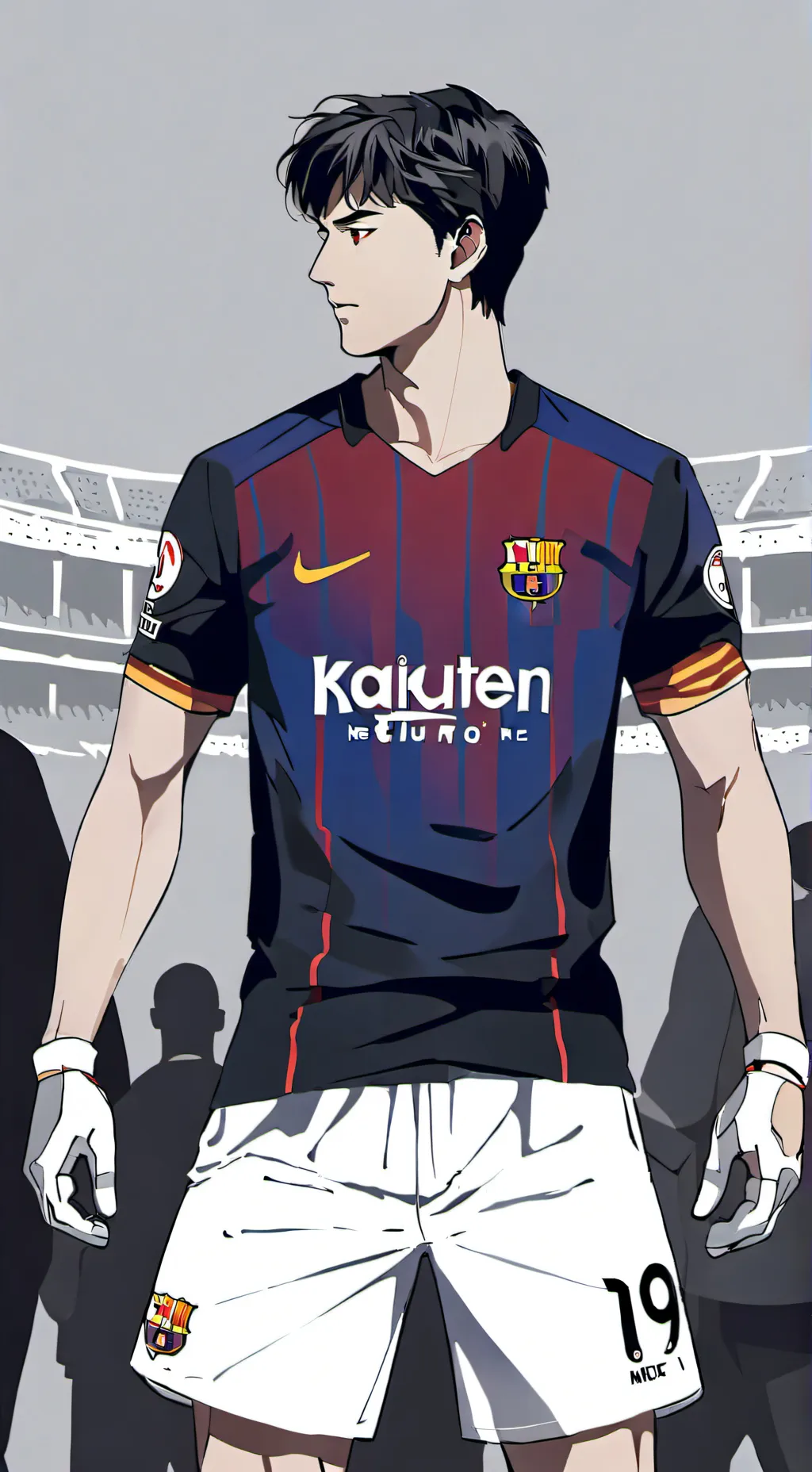 ai character: Lamine yamale  background