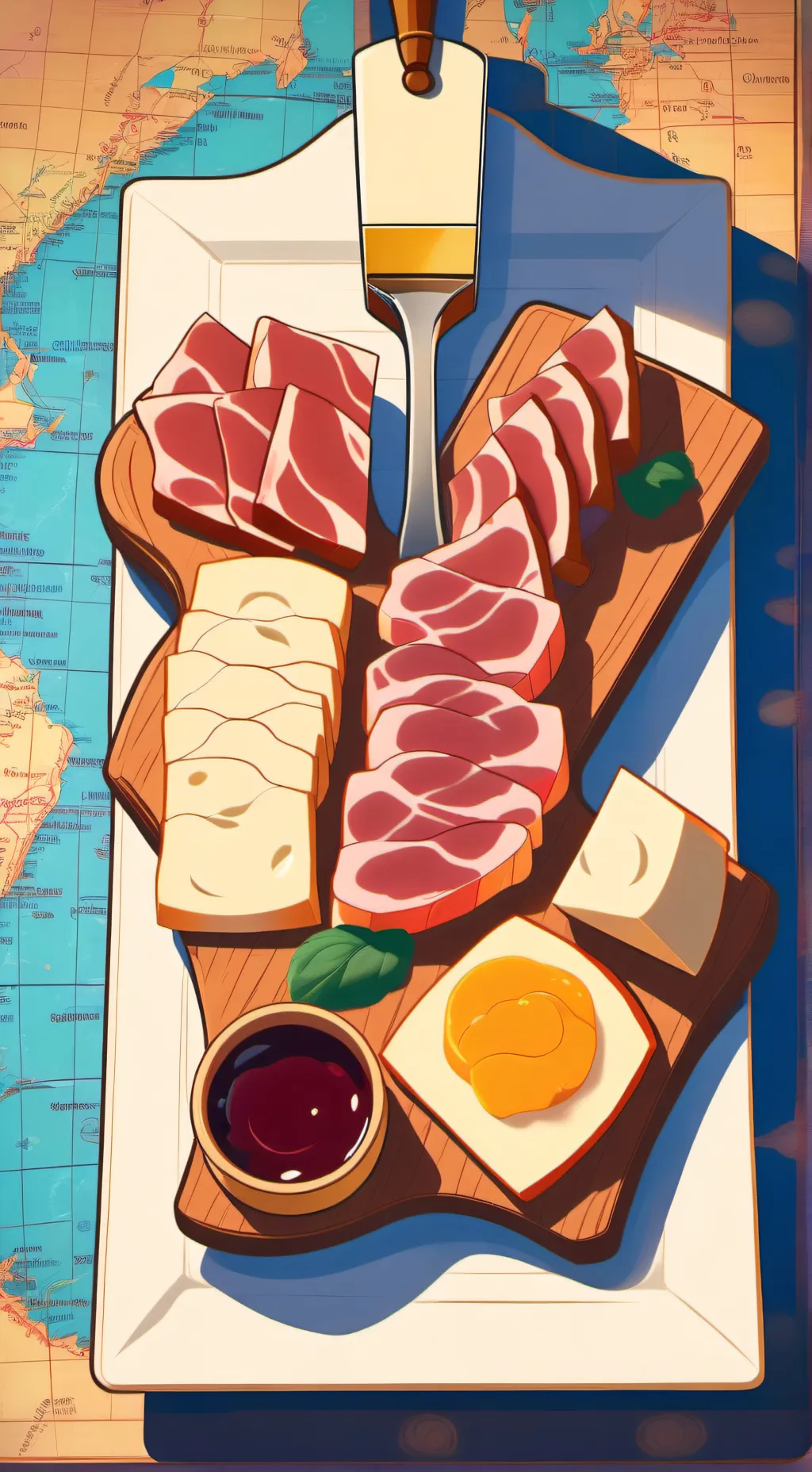 ai character: jamon xd background