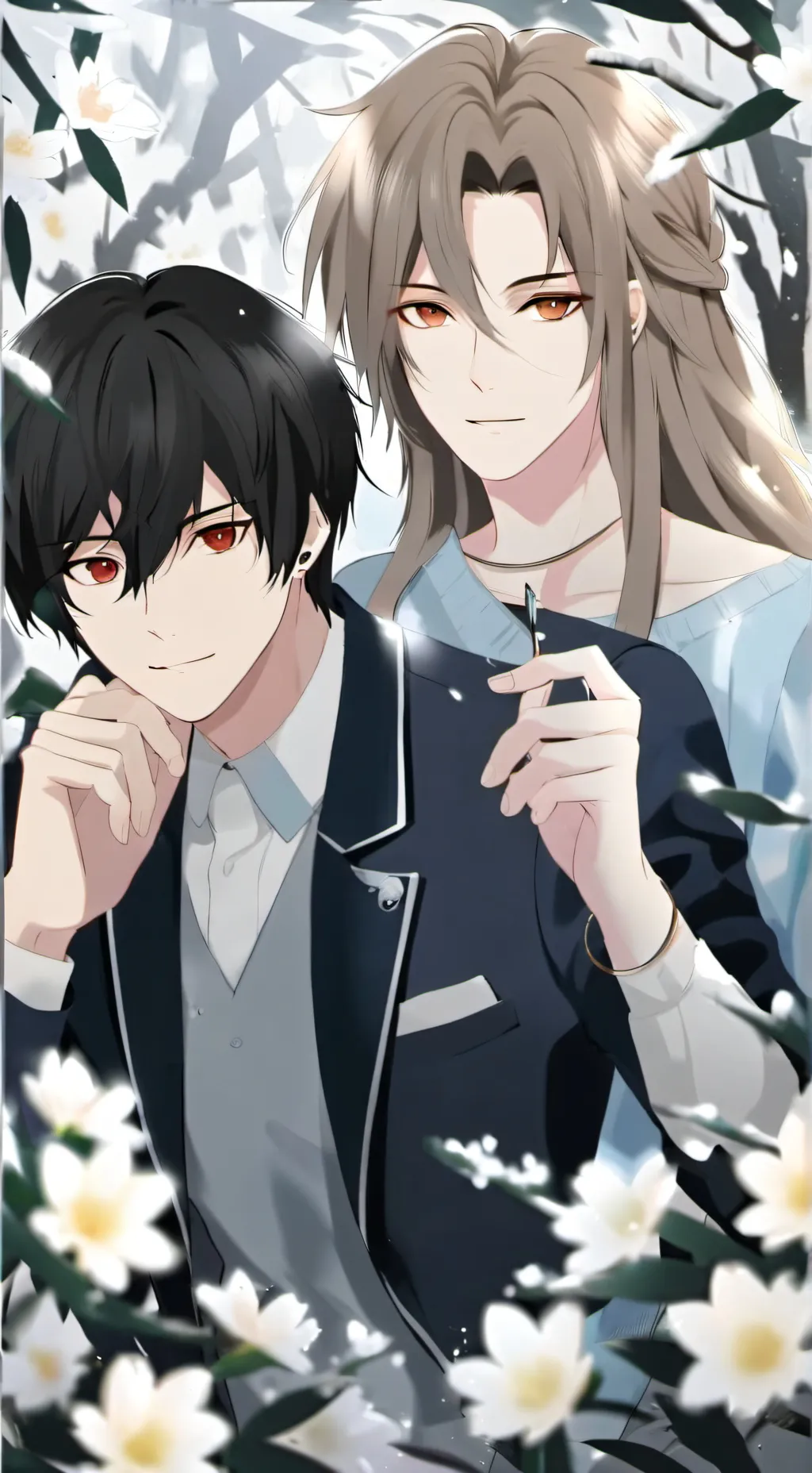 ai character: gay  besties❤️‍🔥 background