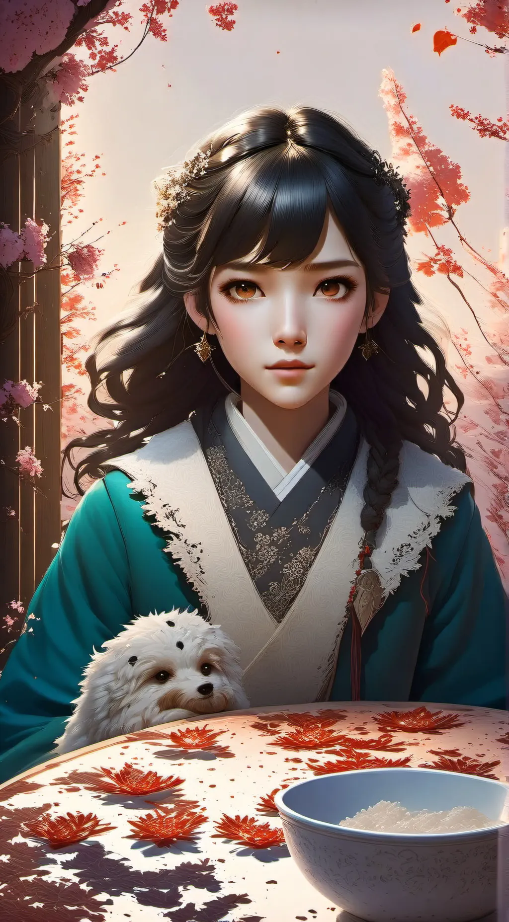 ai character: Critical Sweetheart background