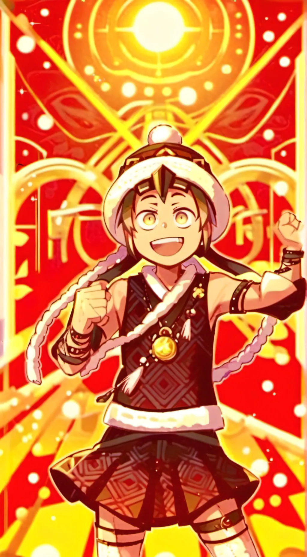 ai character: Luni background