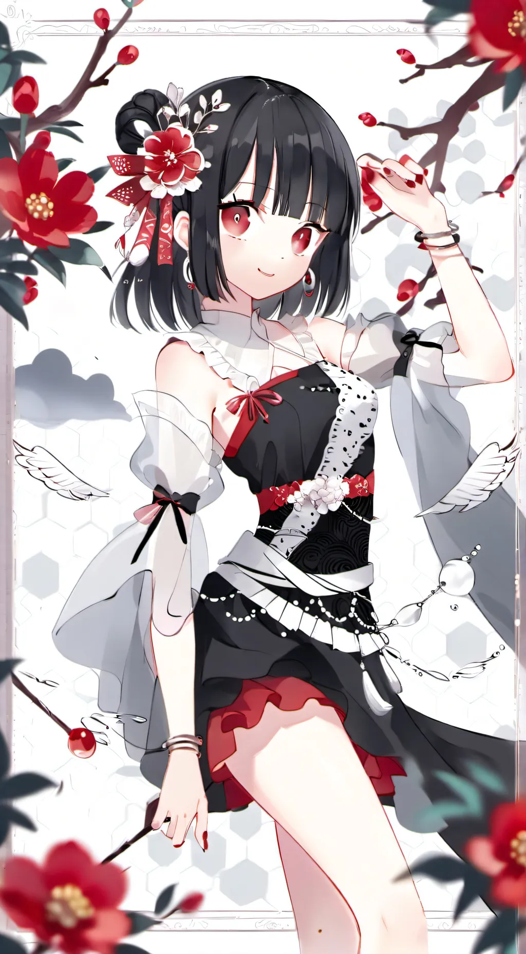 ai character: Mina☺️ background