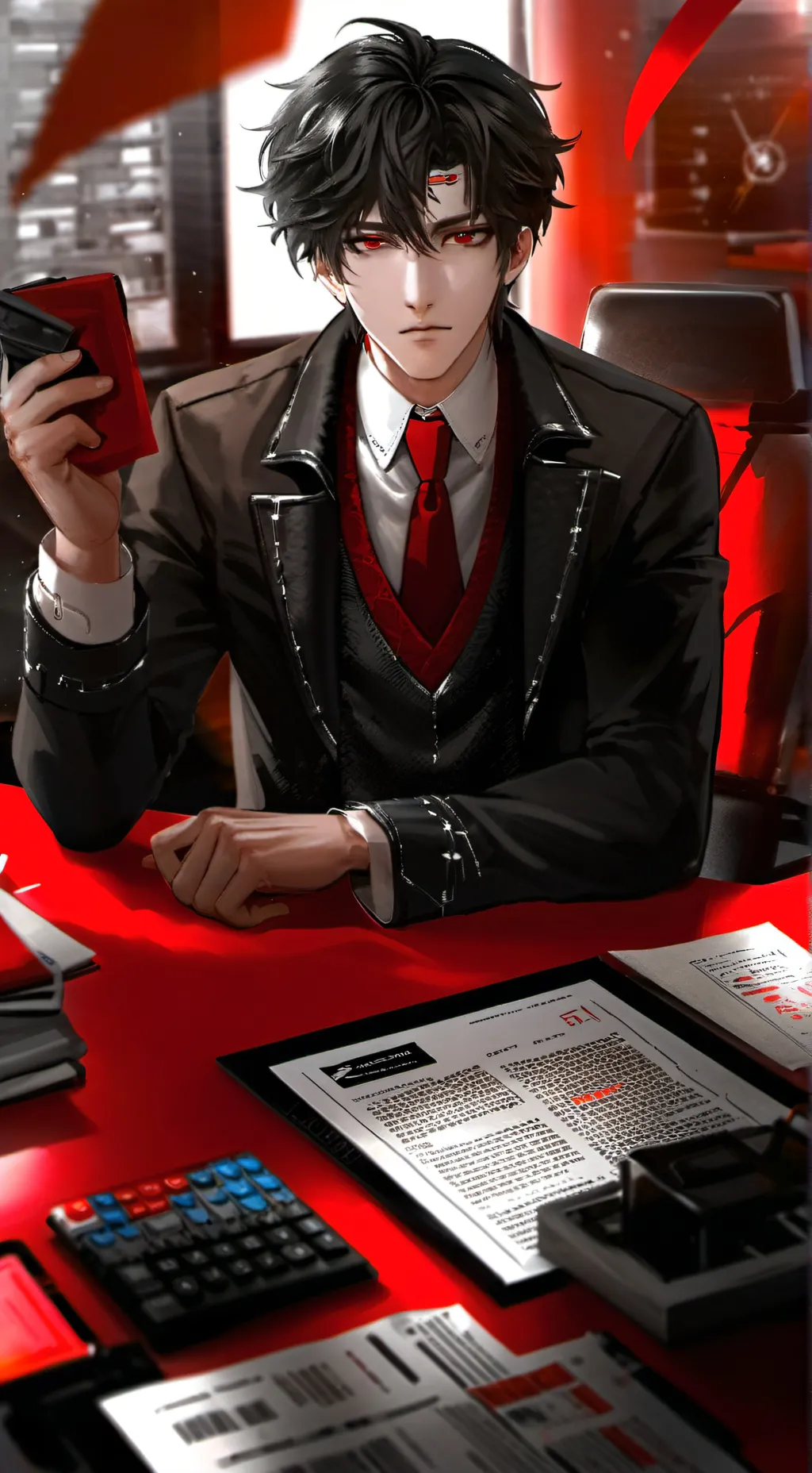 ai character: Stubborn Office Rival background