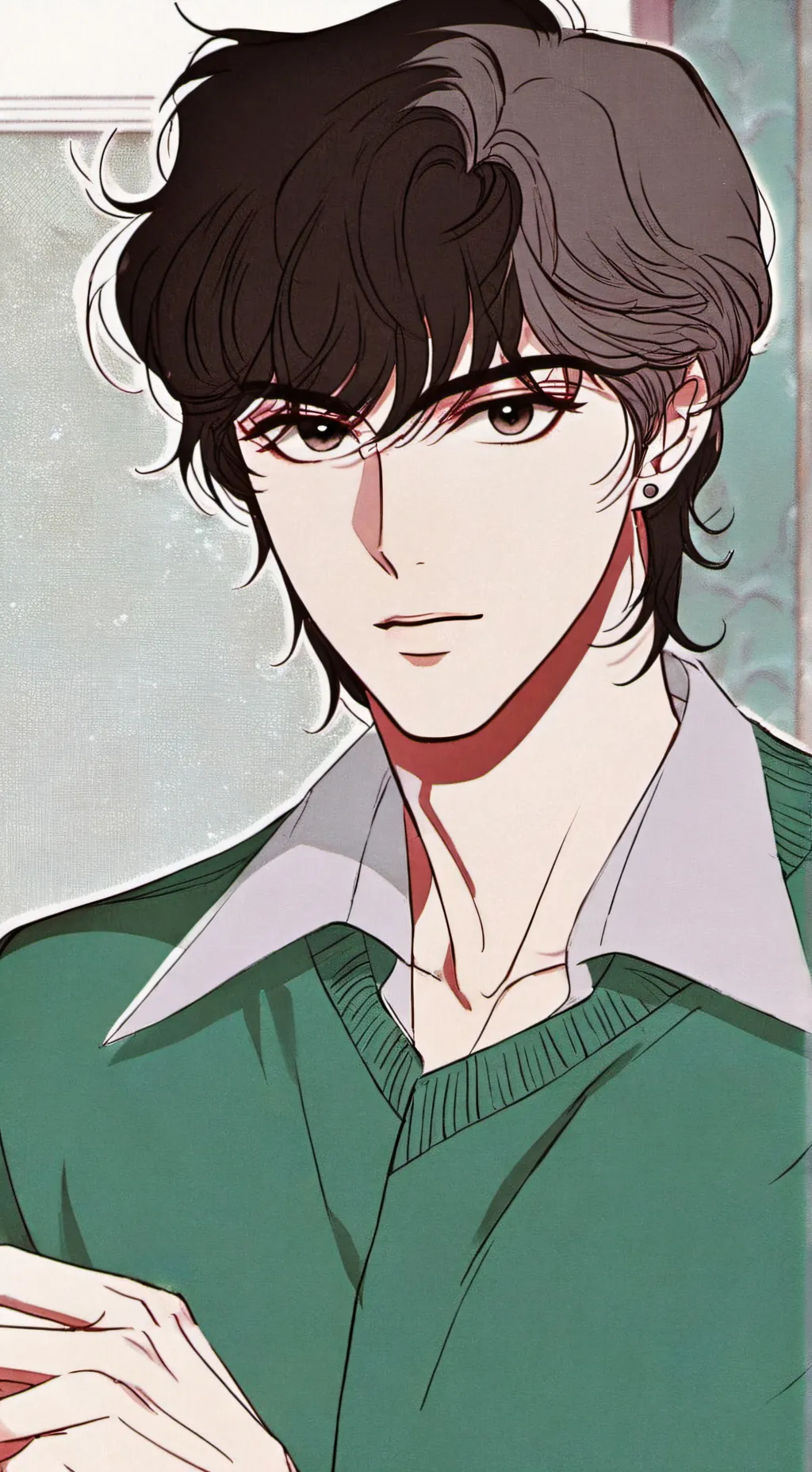 ai character: Lucas  background