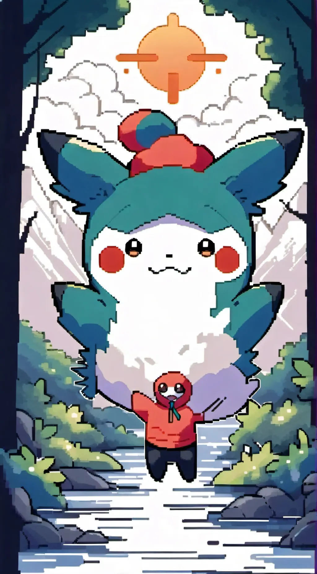 ai character: dandys world background