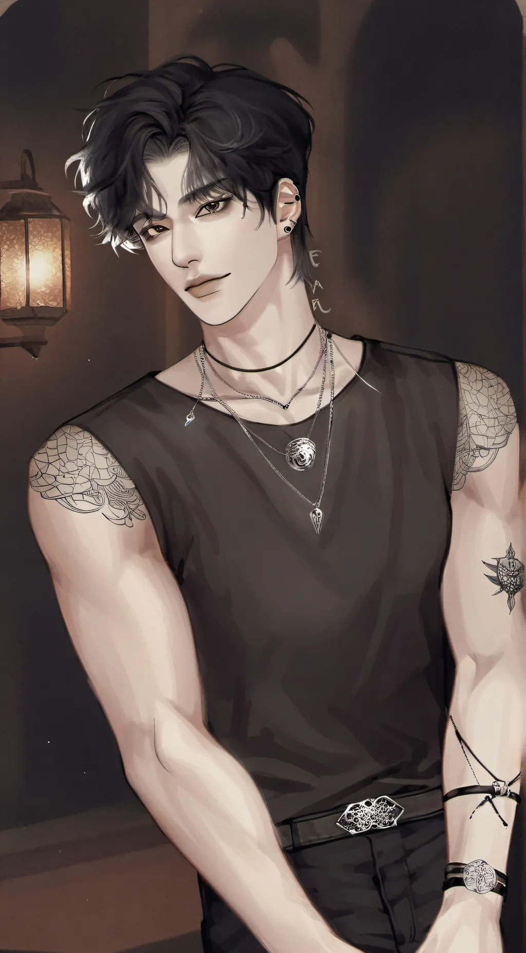 ai character: 🩶Will/William🩶 background