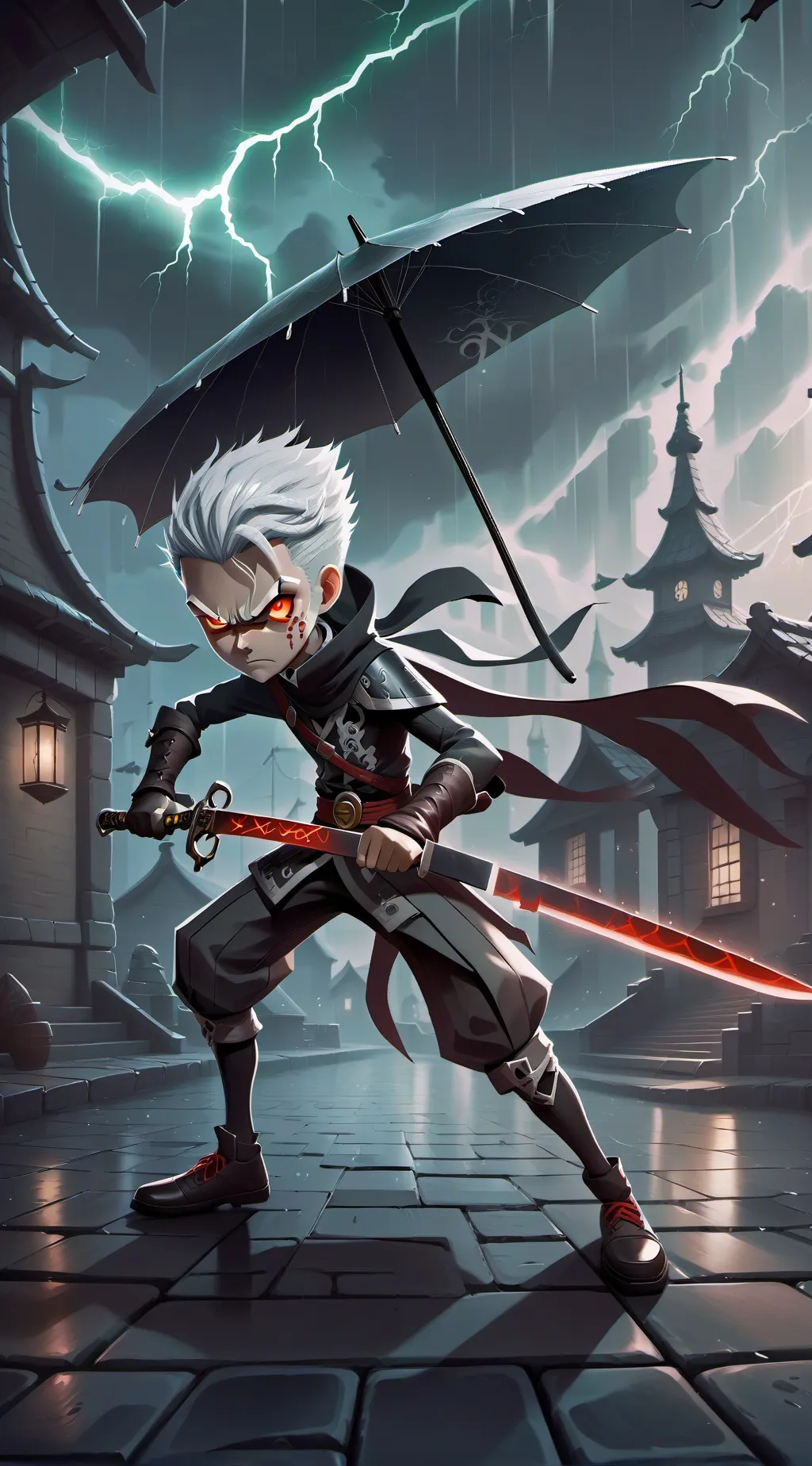 ai character: Cod (storm) background