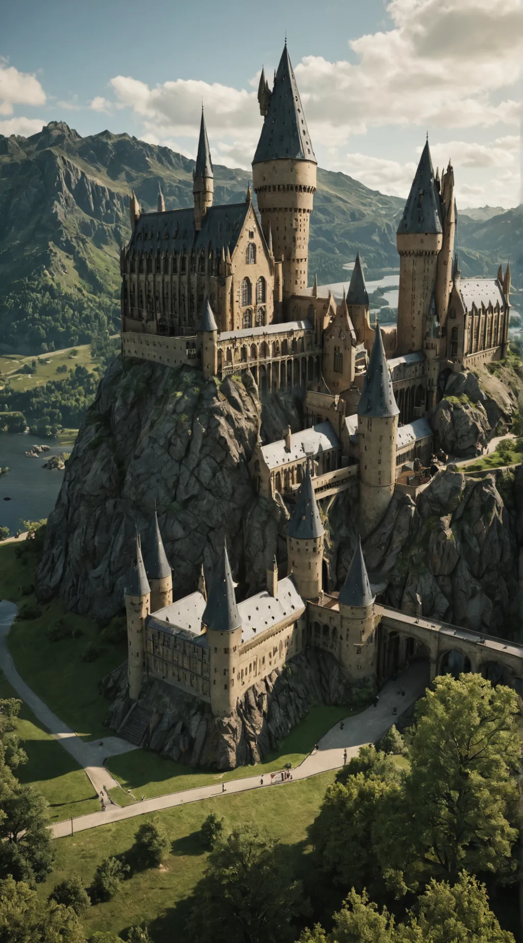 ai character: Hogwarts background