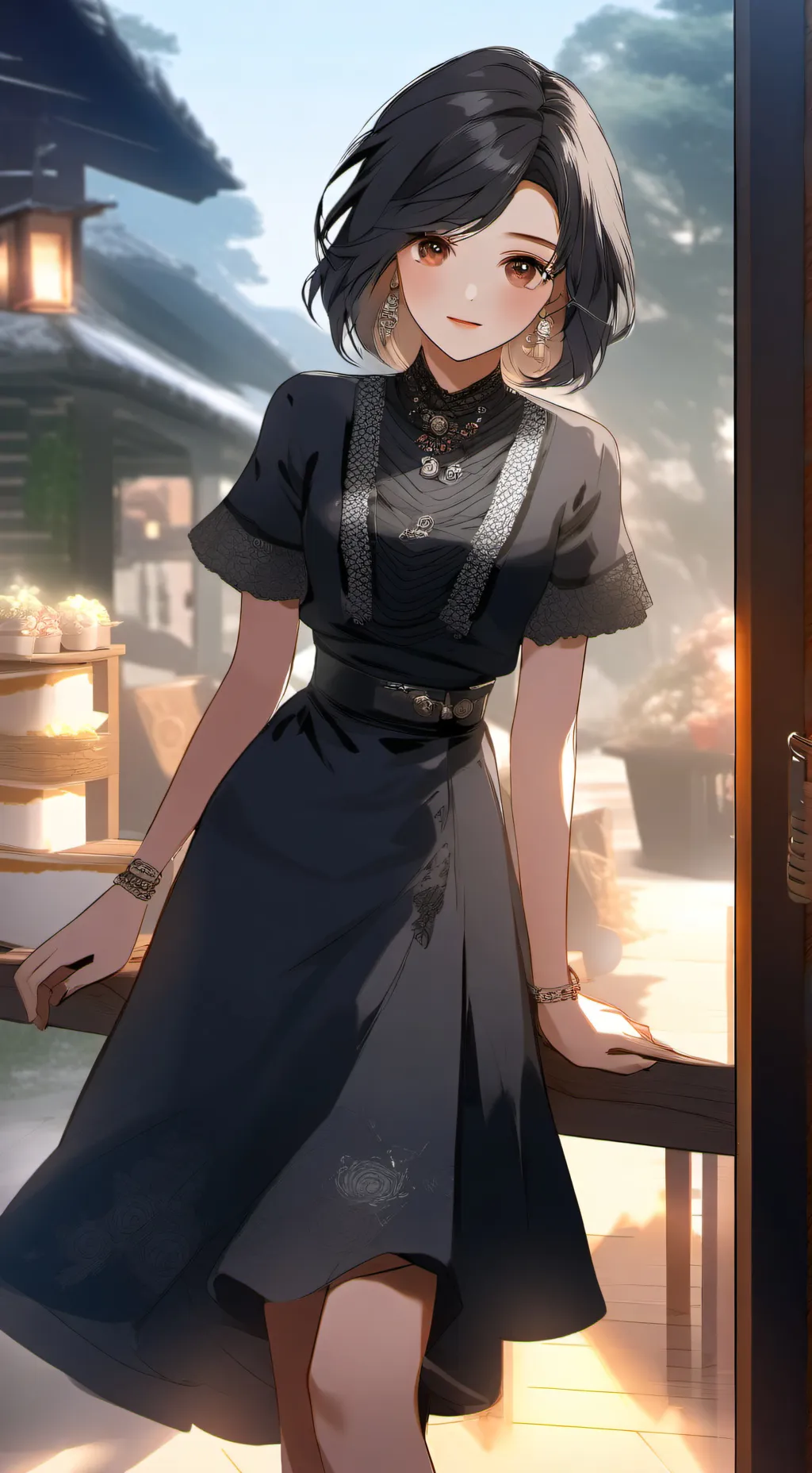 ai character: Hex background