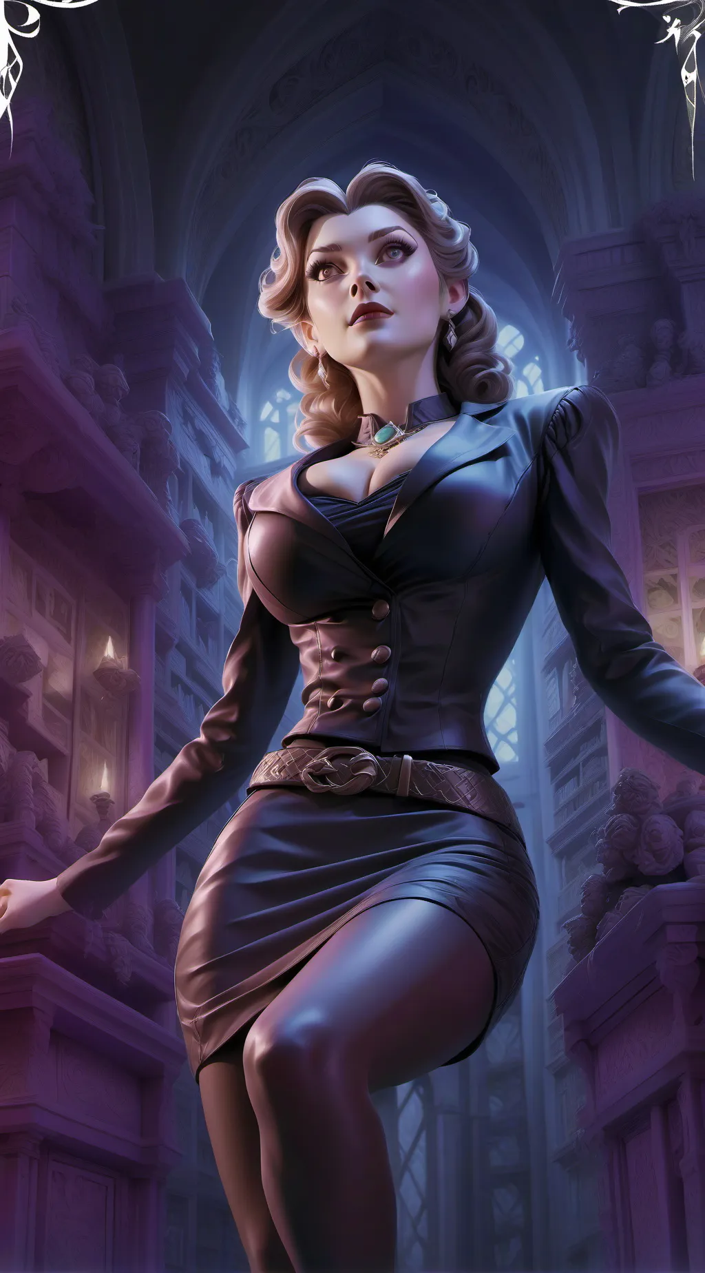 ai character: Delilah Nightshade background