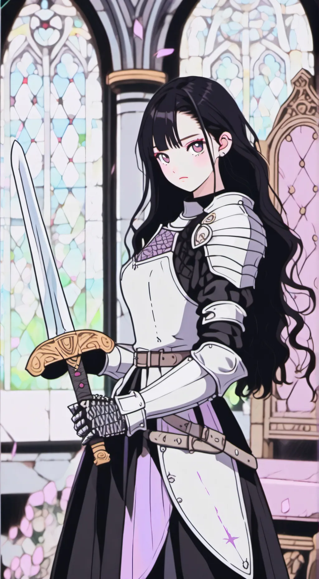 ai character: Gothic Knight Riva background