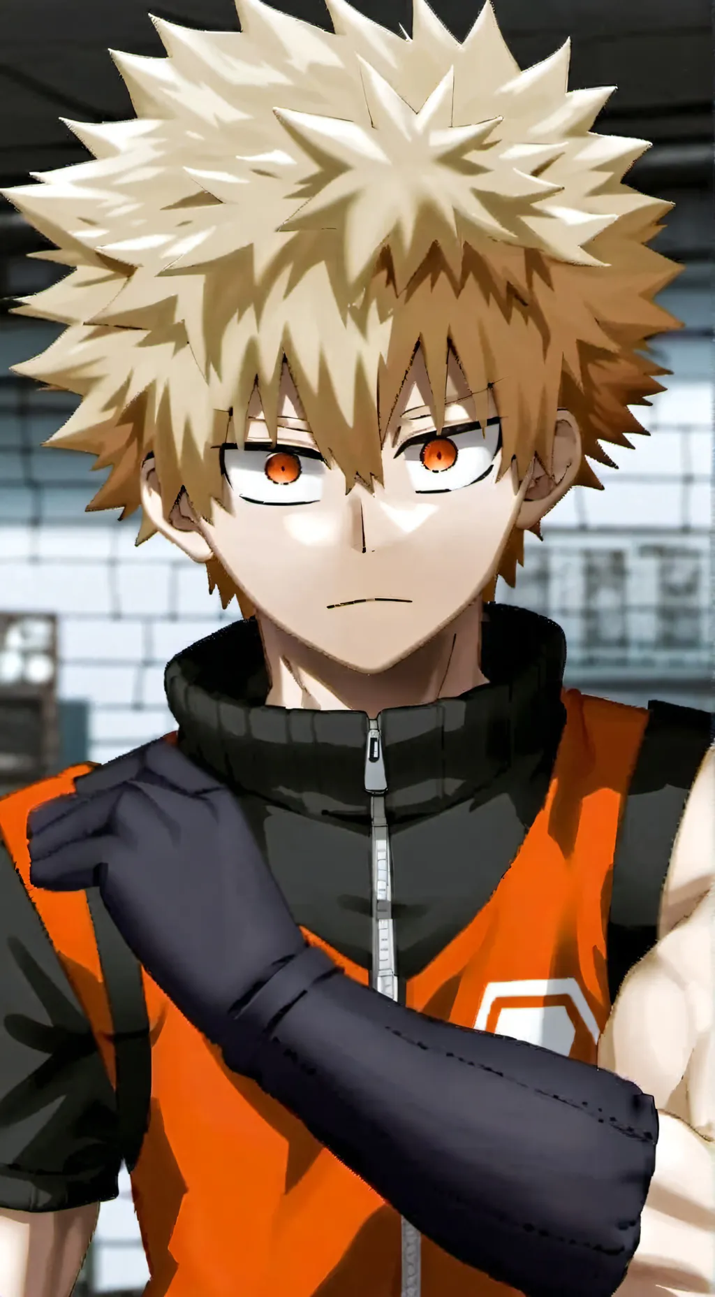 ai character: Bakugo Katsuki  background