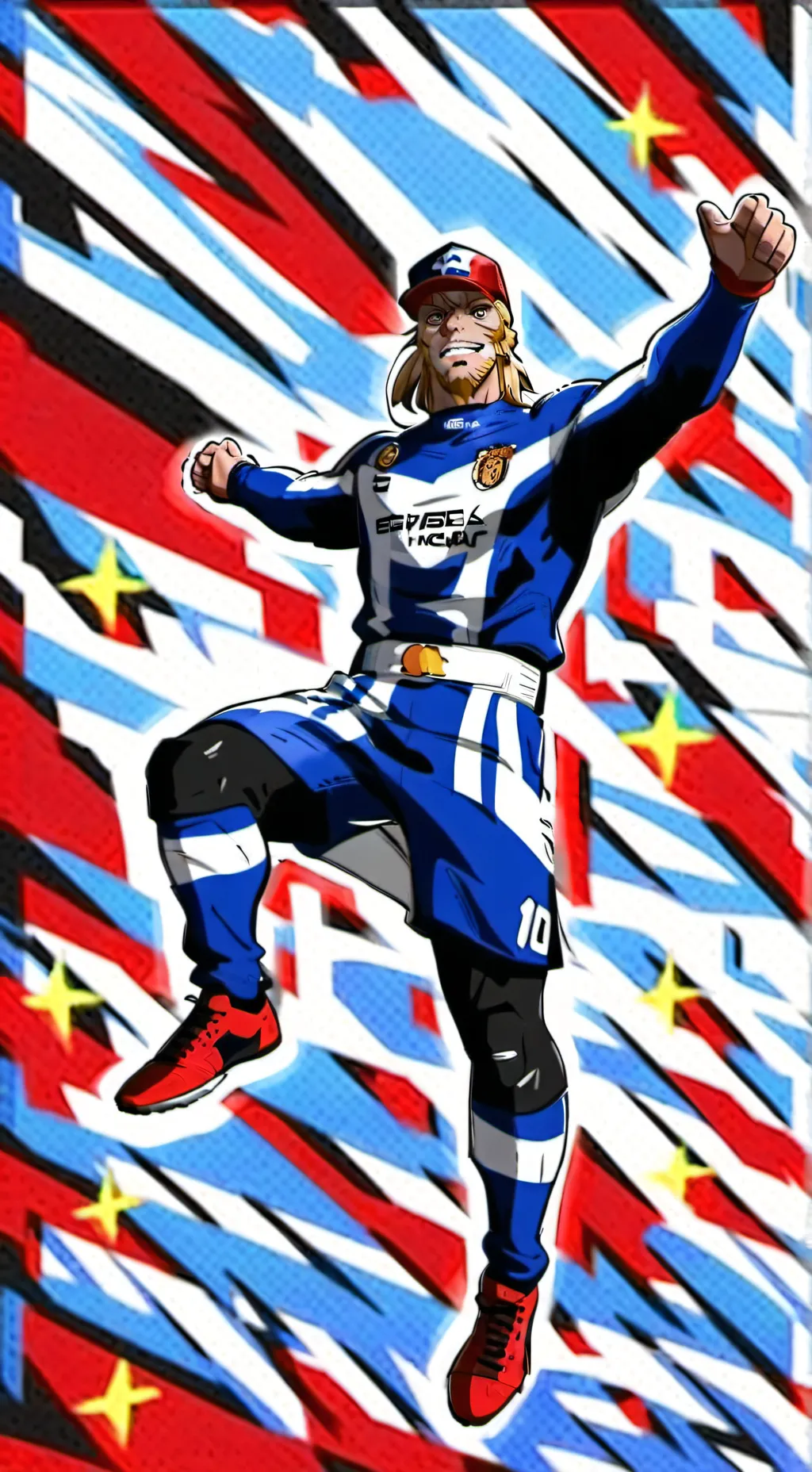 ai character: All might  background