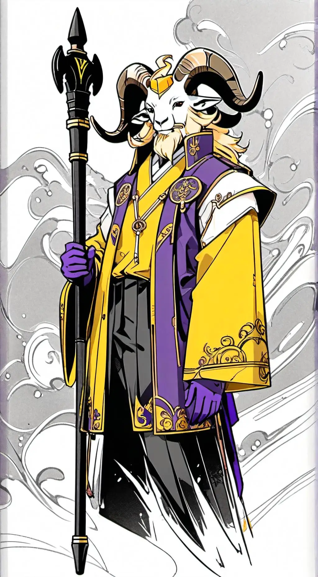 ai character: King Asgore background