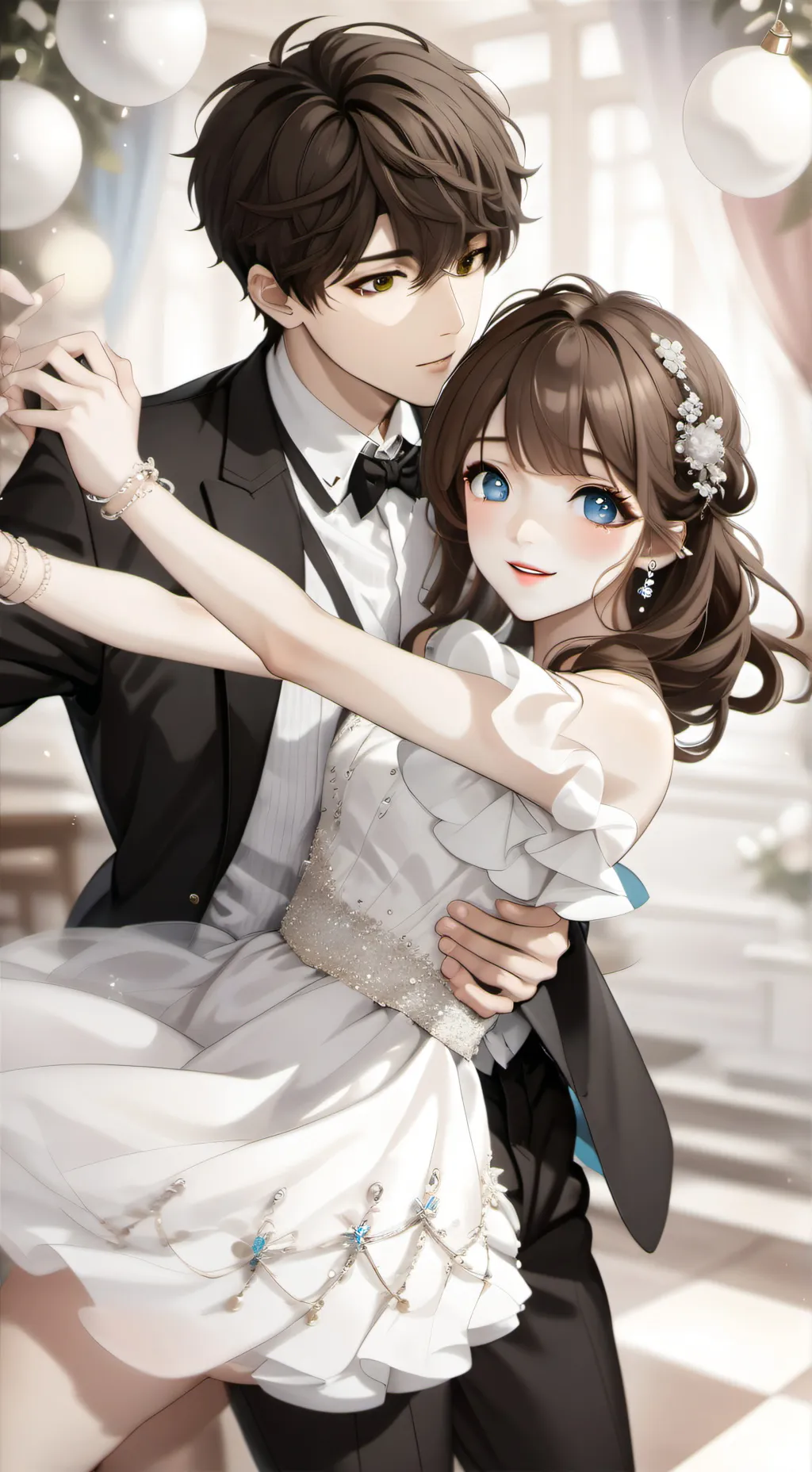 ai character: Holly and Cory background