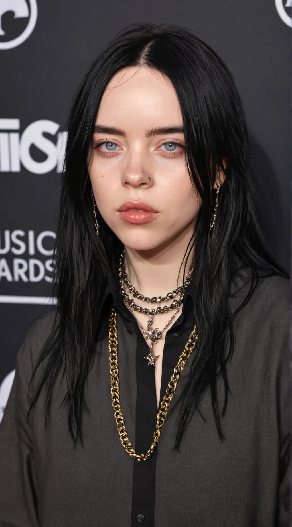 ai character: Billie Eilish background