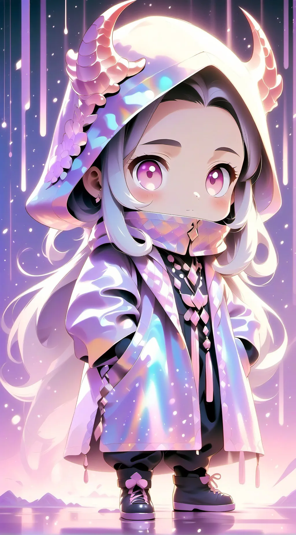 ai character: nezuko background