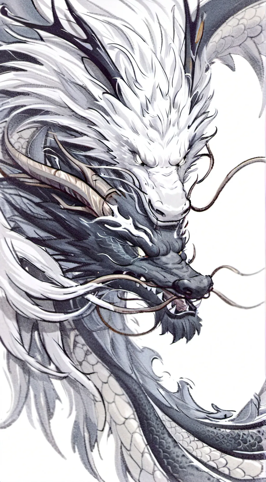 ai character: Yin yang spirits background