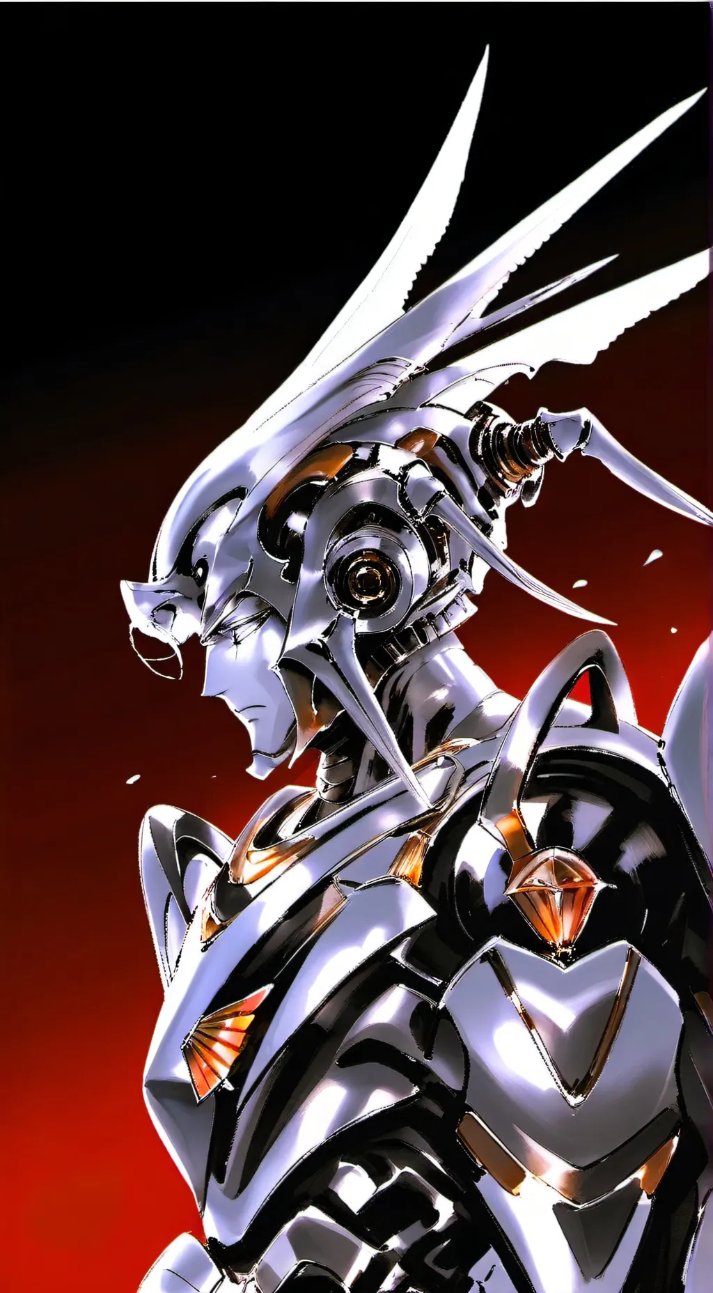 ai character: raged robot   background