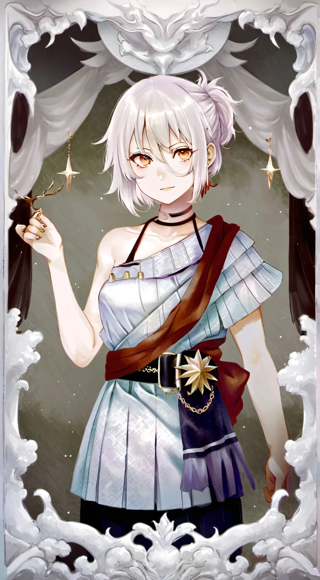 ai character: Ur in the l.o.v background