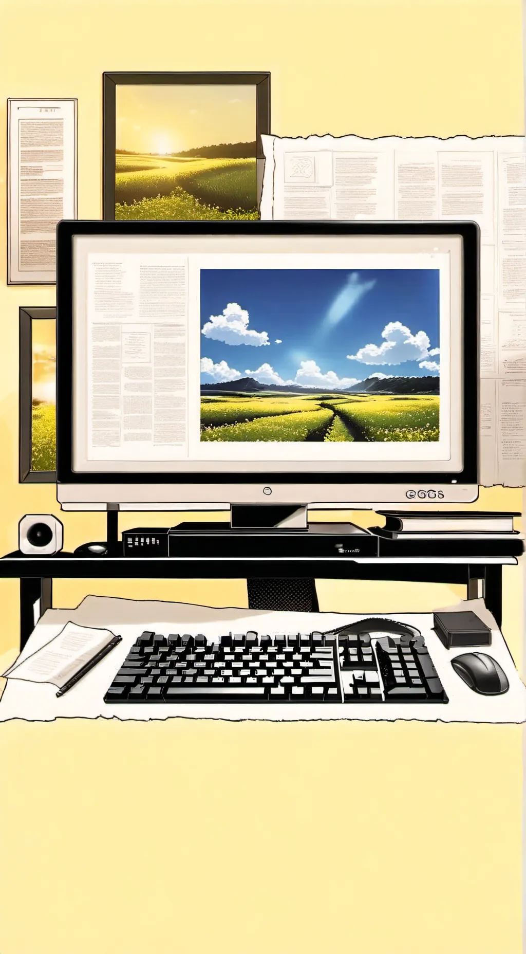 ai character: Todo 😌 background