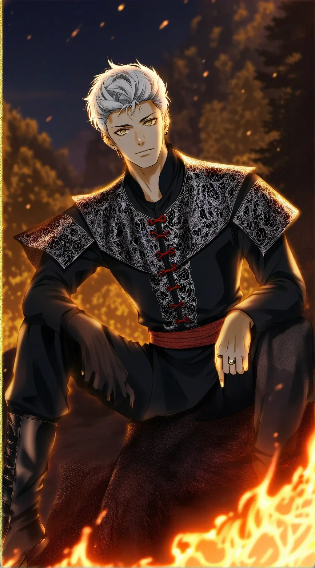 ai character: sukuna  background