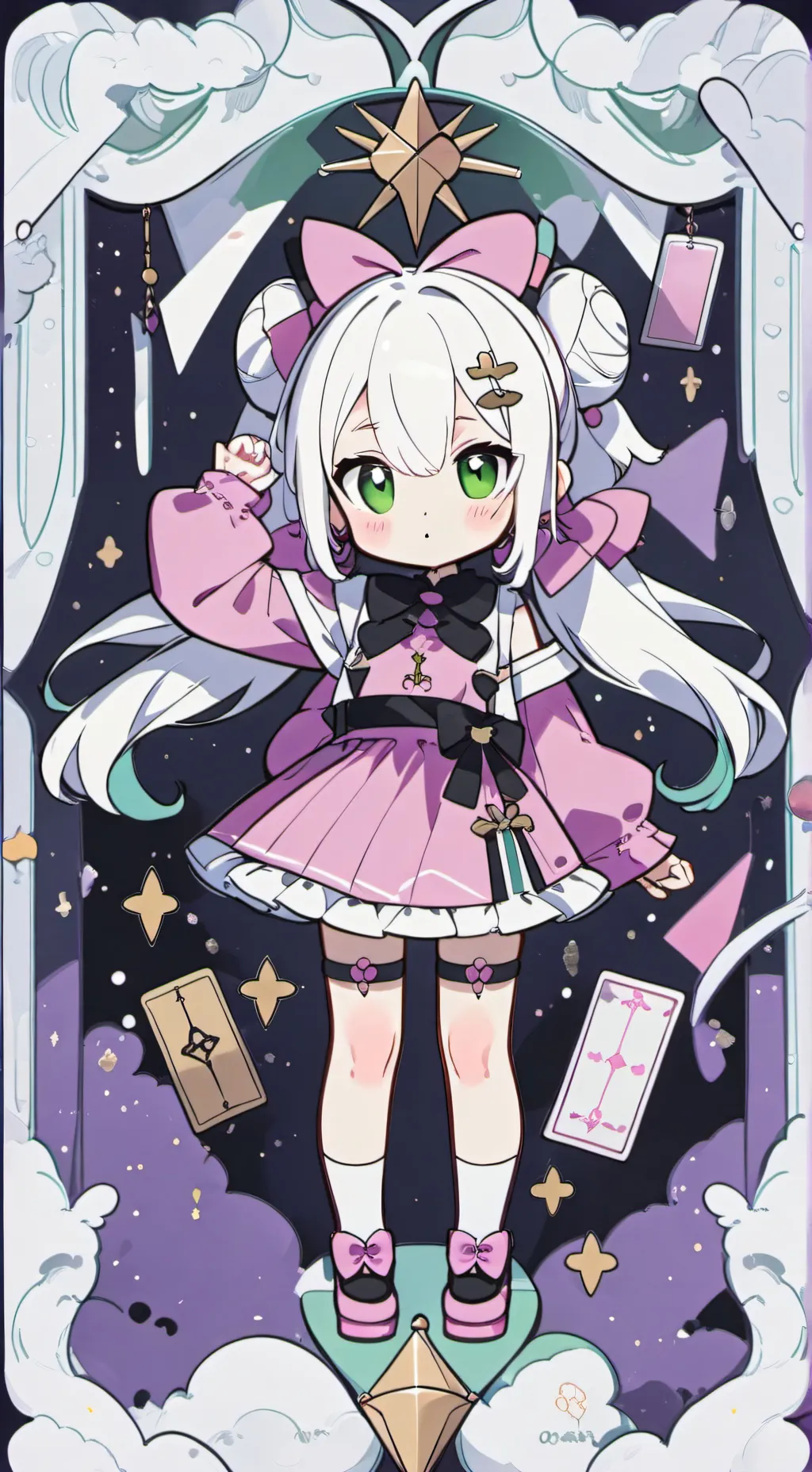 ai character: Glamrock chica background